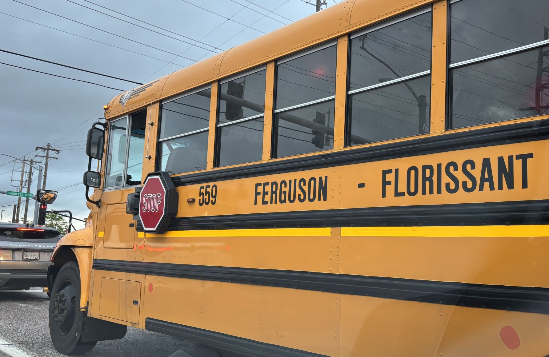A Ferguson-Florissant school bus